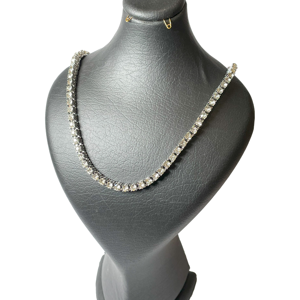 icy tennis full diamond necklace | گردنبند فول نگین تنیسی آیسی