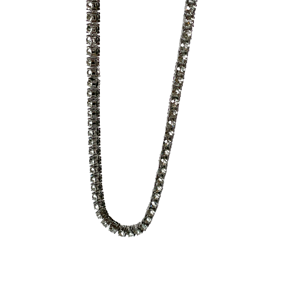 icy tennis full diamond necklace | گردنبند فول نگین تنیسی آیسی