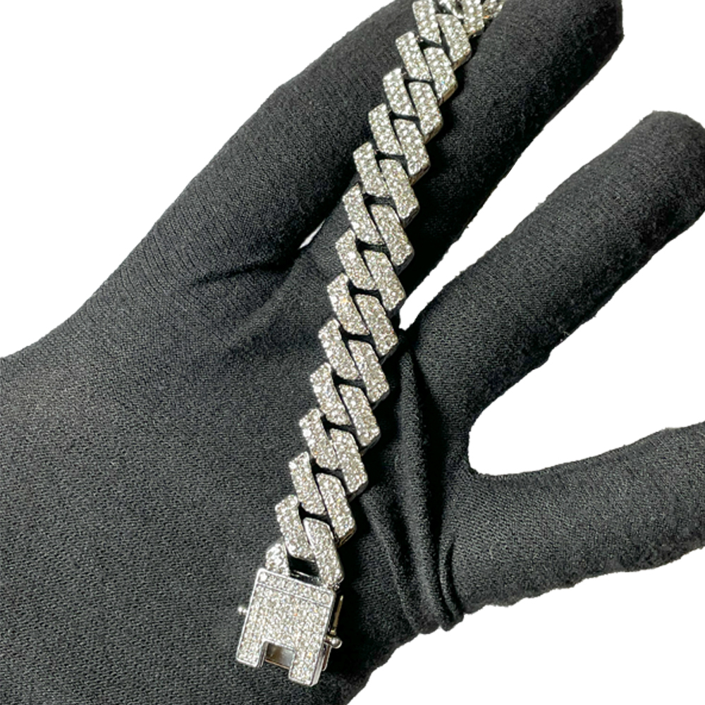 cuban frost bracelet | دستبند فول نگین کوبایی