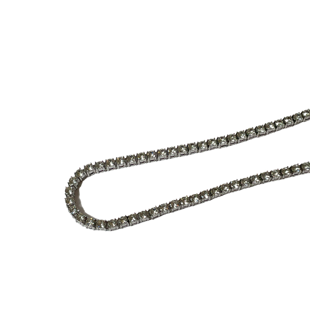 icy tennis full diamond necklace | گردنبند فول نگین تنیسی آیسی