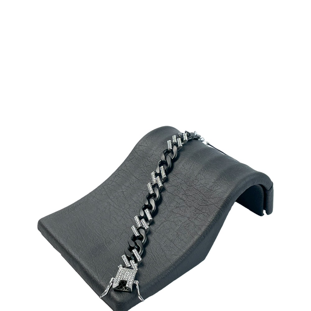  black ice bracelet | دستبند فول نگین بلک آیس 